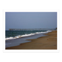 Pilier de plage carte postale