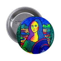 Piliero Mona Lisa Pin's Avec Agrafe