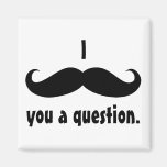 Pilosité faciale drôle de moustache de déguisement aimant pour réfrigérateur