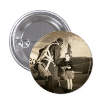 Pilote 1940 et garçon militaires américains de jeu badge