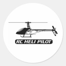 Pilote d'hélicoptère de RC Adhésifs Ronds