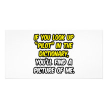 Pilote en dictionnaire… mon image cartes avec photo