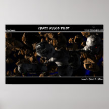 Pilote fou d'Assed Affiches
