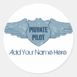 Pilote privé Blue Wings Adhésif