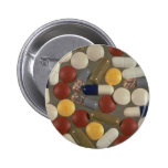 Pilules Badges Avec Agrafe