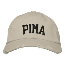 Pima a brodé le chapeau casquette brodée