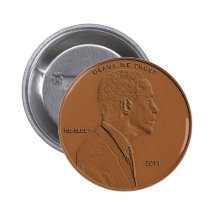 Pin 2011 de bouton de penny de Barack Obama Pin's