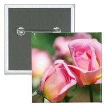 Pin de bourgeon de rose de rose badges avec agrafe