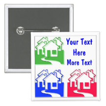 Pin de bouton de Chambres Badges Avec Agrafe