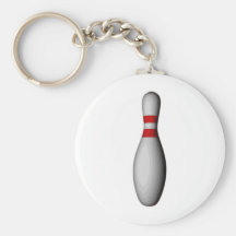Pin de bowling porte-clés