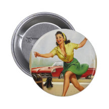 Pin de bowling vers le haut de fille badges