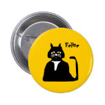 Pin de chat badges avec agrafe