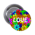 Pin de collage de flower power d'amour pin's
