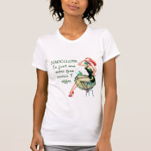 Pin de sarcasme vers le haut de fille t-shirt