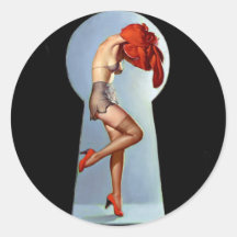 Pin de trou de la serrure autocollant