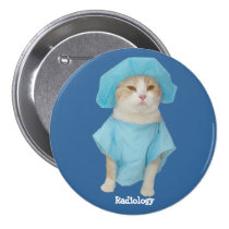 Pin médical de chat drôle badges publicitaires
