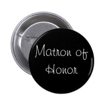 Pin noir de dame de honneur pin's