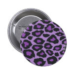 Pin pourpre de léopard badge avec épingle