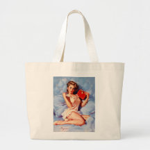 Pin secret vintage de Gil Elvgren de journal intim Sac En Toile