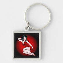 Pin vers le haut cadeaux Pin- de Keychain de fille Porte-clefs
