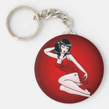 Pin vers le haut cadeaux Pin- de Keychain de fille Porte-clefs