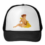 Pin vers le haut de fille casquette