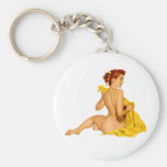 Pin vers le haut de fille porte-clef