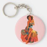 Pin vers le haut de fille porte-clef