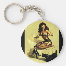 Pin vintage de manipulateur de marionnette d'Elvgr Porte-clé