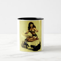 Pin vintage de manipulateur de marionnette d'Elvgr Tasses À Café
