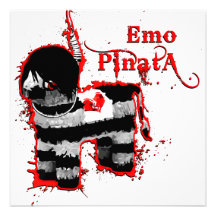 pinata d'emo faire-parts