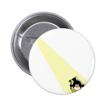 Pingouin dans le projecteur badges