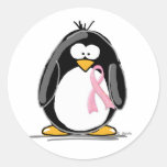 Pingouin de cancer du sein adhésif