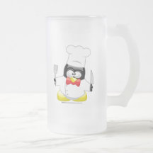 Pingouin de chef mug à café