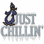 Pingouin de Chillin Veste Brodée