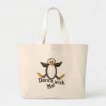 Pingouin de danse sac de toile