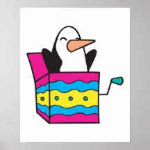 pingouin de Jack in the Box Posters