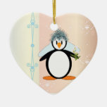 Pingouin de jeune mariée - personnalisable décorations de noël