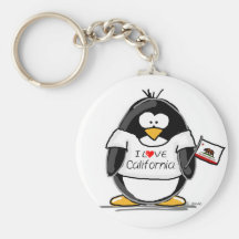 Pingouin de la Californie Porte-clefs