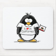 Pingouin de la Californie Tapis De Souris