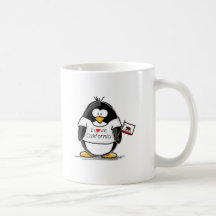 Pingouin de la Californie Tasses À Café