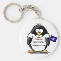 Pingouin de la Louisiane Porte-clefs