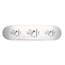 Pingouin de lacrosse skateboards personnalisables