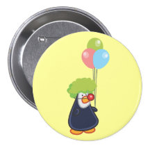 Pingouin de partie pin's avec agrafe
