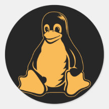 Pingouin de Tux - (Linux, Open Source, Copyleft, F Autocollants