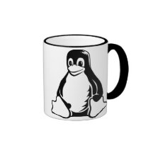 Pingouin de Tux - (Linux, Open Source, Copyleft, F Tasse À Café