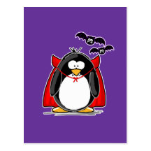 Pingouin de vampire cartes postales