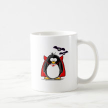 Pingouin de vampire mugs à café