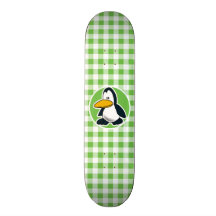 Pingouin ; Guingan vert Planche À Roulette