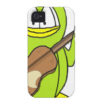 Pingouin jouant la guitare iPhone 4 case